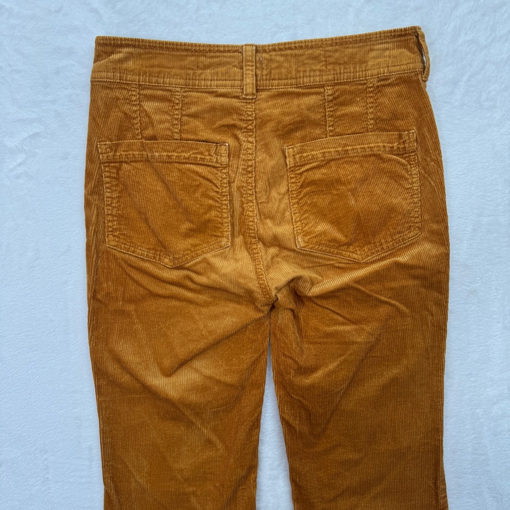Anthropologie Pilcro Corduroy Pants Womens‎ 25 Mustard Yellow Wide Leg High Rise - Picture 11 of 16